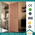 Porta de madeira interna revestida com primer branco para fabricação a granel para casas